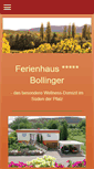 Mobile Screenshot of ferienwohnungen-bollinger.de