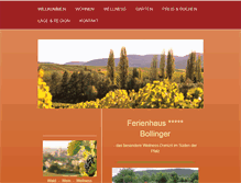 Tablet Screenshot of ferienwohnungen-bollinger.de